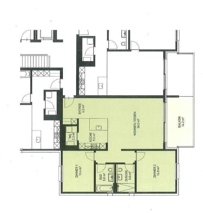 3.5 Zimmer Wohnung zu vermieten in Wittenbach - Bild 1/9
