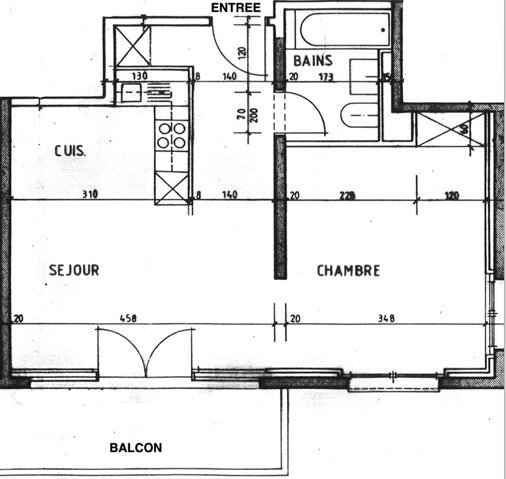 Appartement 2 pièces à louer à Martigny - image 1/6