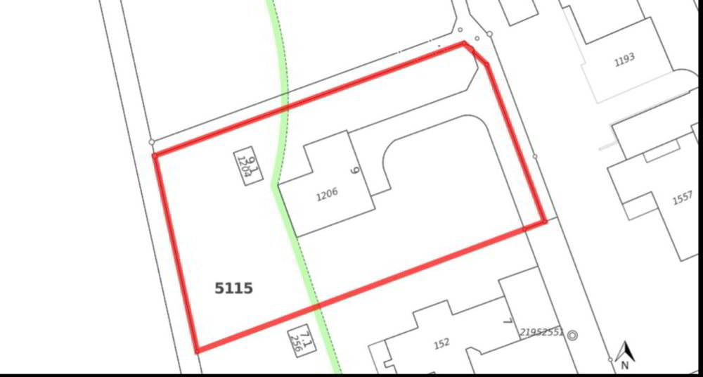 Grundstück mit 1'442 m² mit bestehendem EFH aus dem Jahr 1980 - Ansicht 2