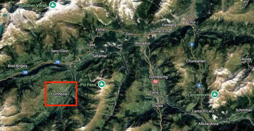 Sonniges Bauland (613 m²) für Erstwohnsitz in Degen (Val Lumnezia, GR) - Ansicht 4