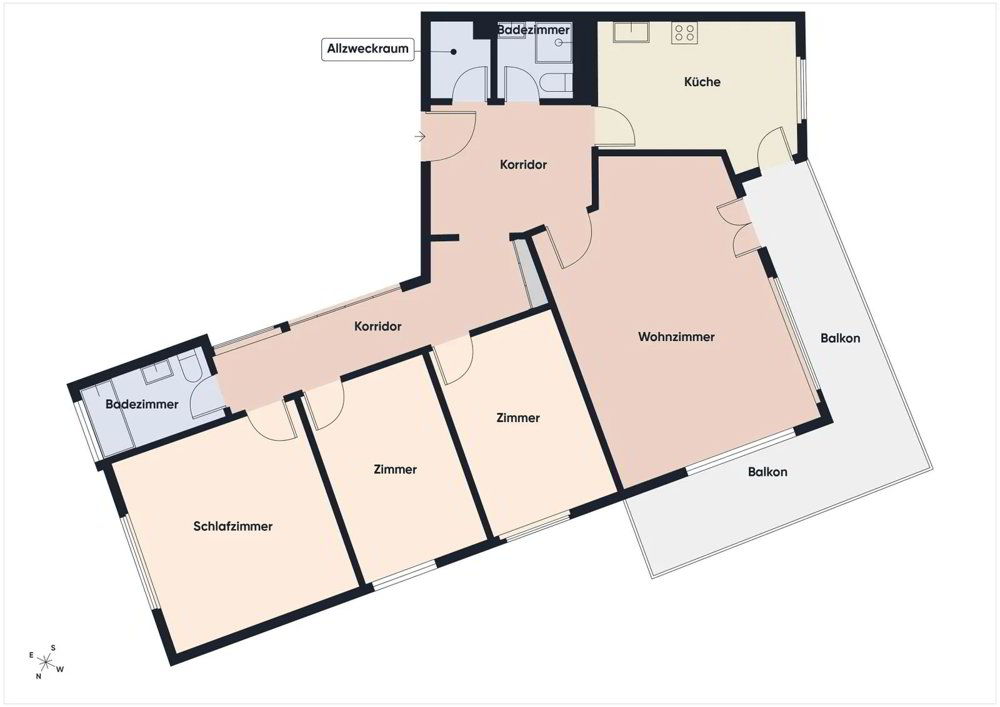 4.5 rooms Apartment for rent in Visp - image 1/12