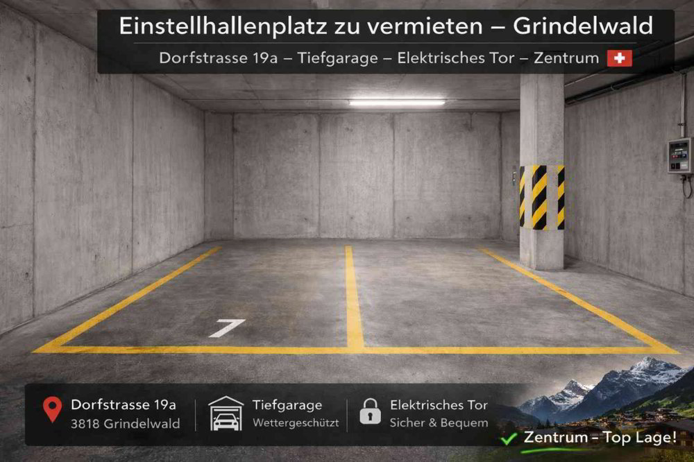 Parcheggio, garage di null locali in affitto a Grindelwald - immagine 1/1