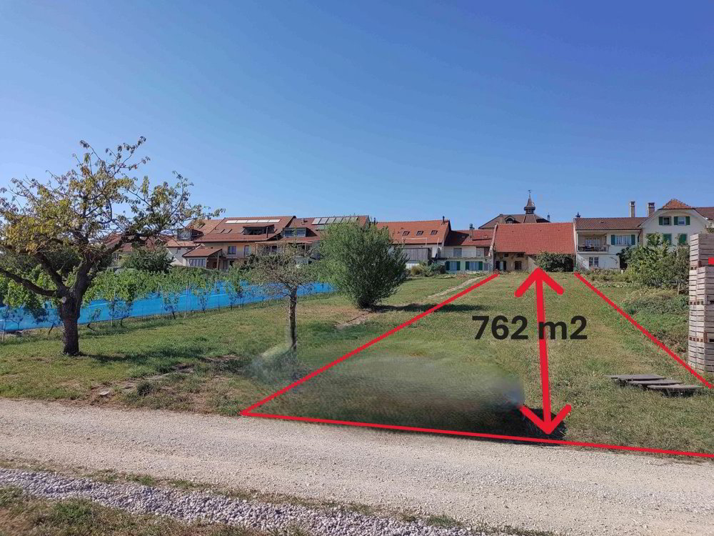 *New* Terrain 762 m² Lugnorre (FR) aménagé avec vue sur lac de Morat. - Ansicht 4