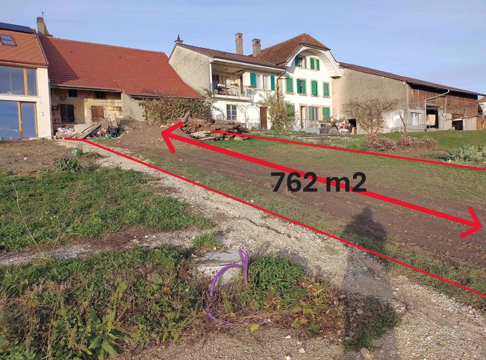 *New* Terrain 762 m² Lugnorre (FR) aménagé avec vue sur lac de Morat. - Mehr