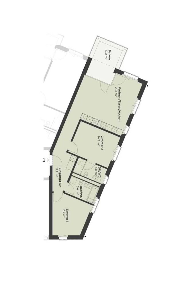 3.5 Zimmer Wohnung zu vermieten in Wetzikon ZH - Bild 1/12