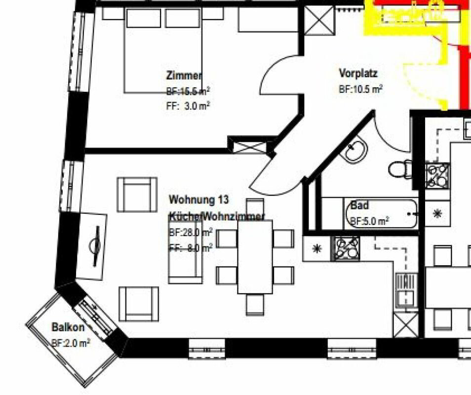 2 rooms Apartment for rent in Rorschach - image 1/5