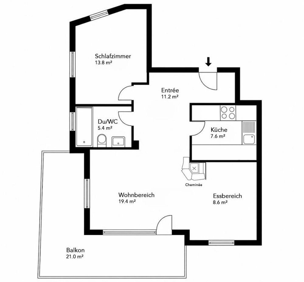2.5 rooms Apartment to buy in Klosters - image 1/11