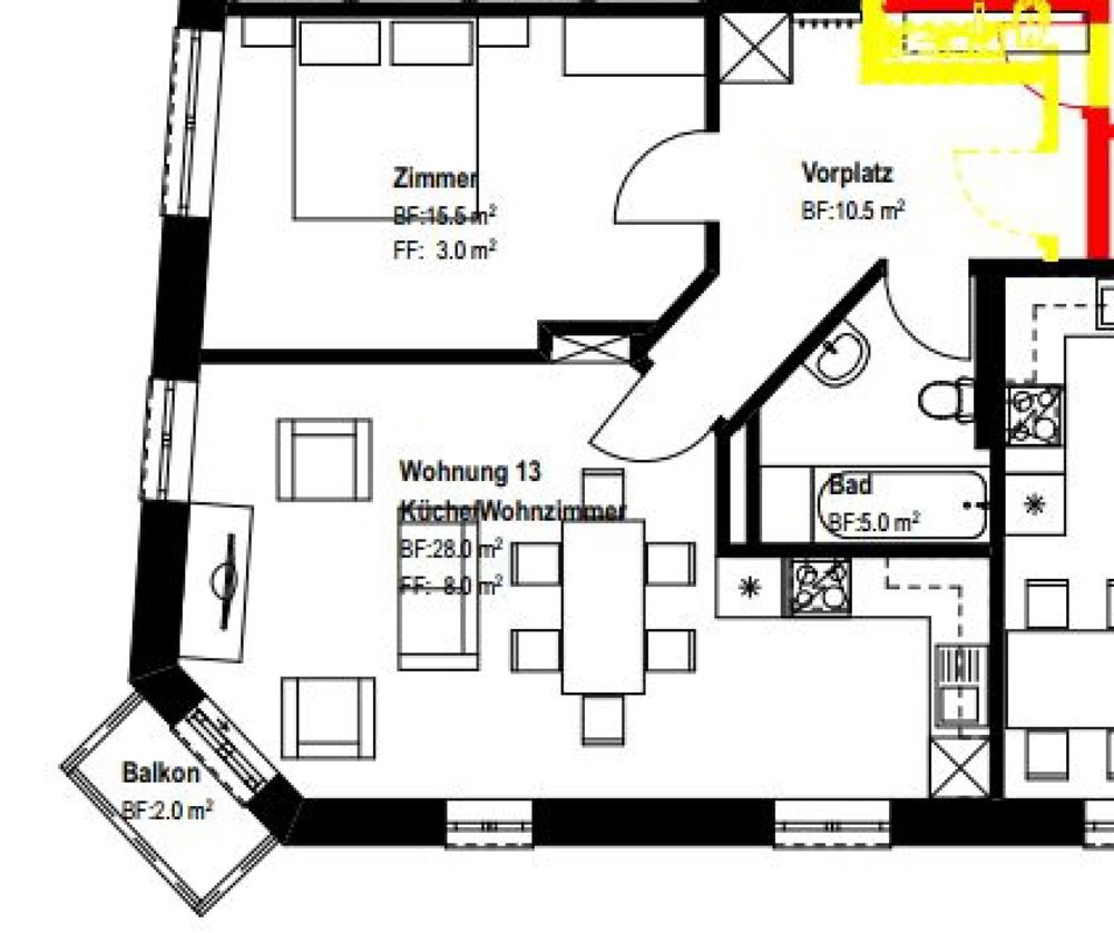 Wohnung – Rorschach, Wahlkreis Rorschach - Ansicht 5