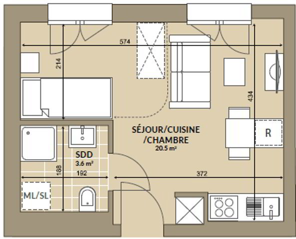 1 rooms Apartment for rent in La Tour-de-Peilz - image 1/4