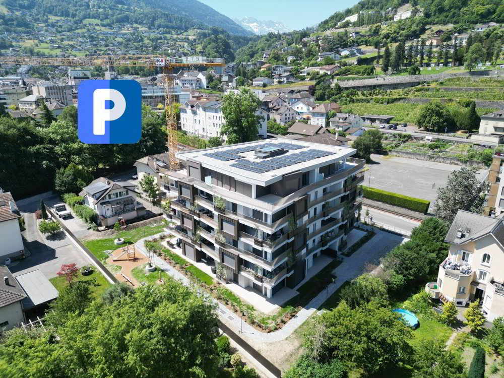 Vente place de parc garage souterrain PPE Les Jardins de Mabillon Monthey