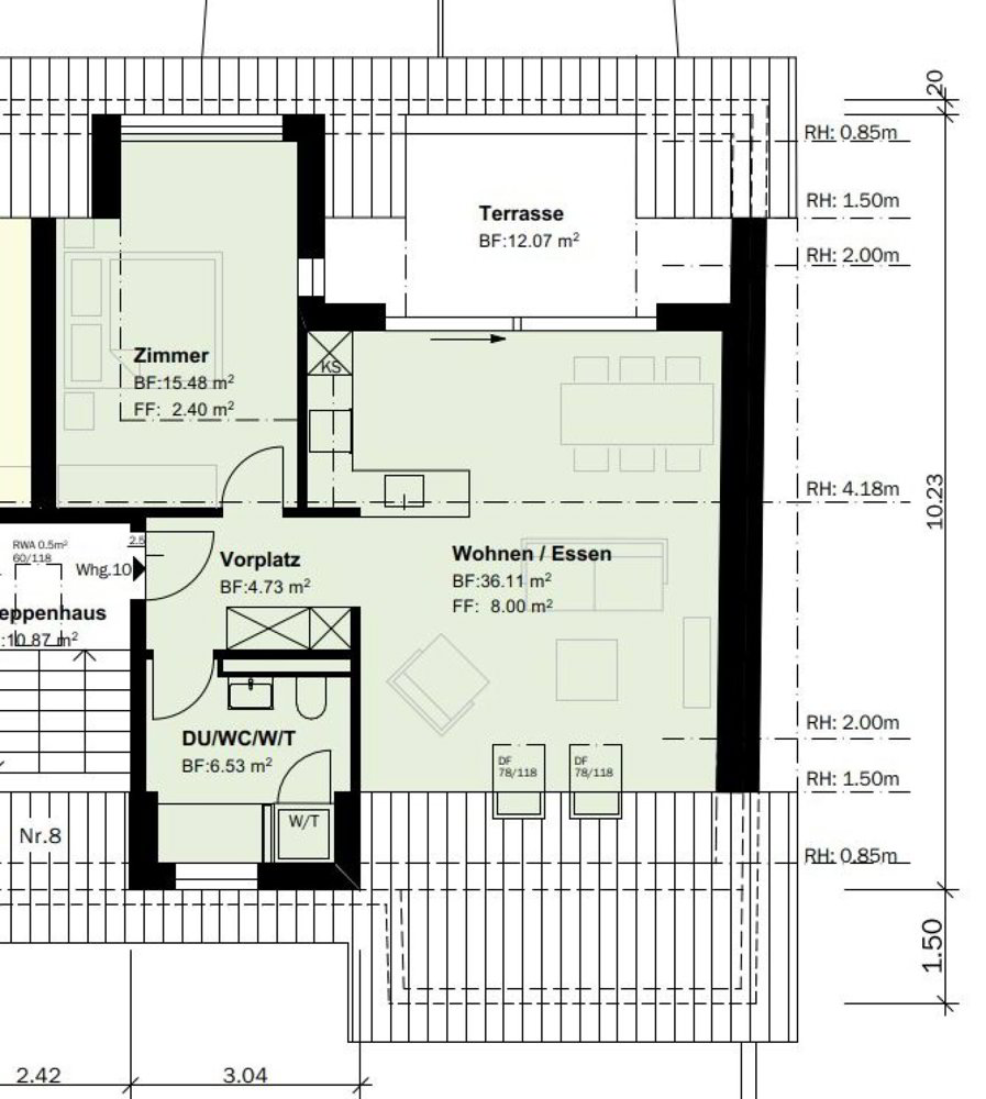 2.5 Zimmer Wohnung zu vermieten in Thalwil - Bild 1/11