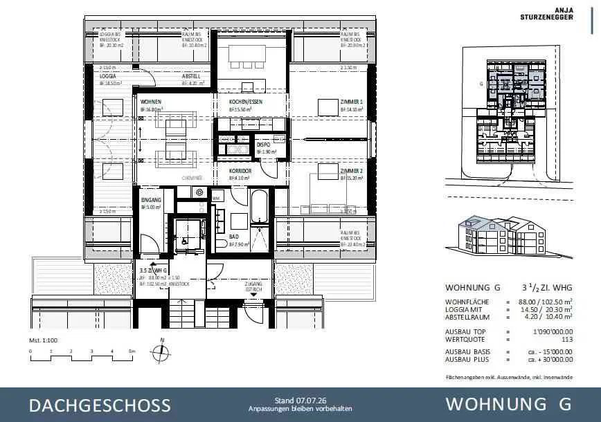 Wohnung – Bonaduz, Viauls - Ansicht 4