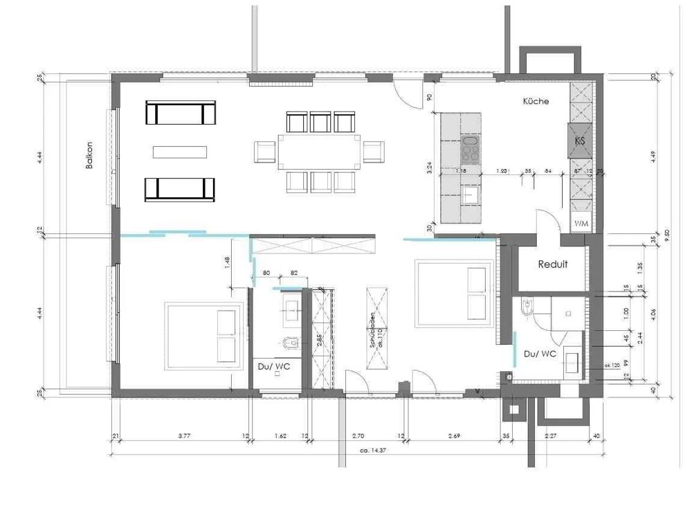 Appartamento di 3.5 locali in affitto a Horgen - immagine 1/12
