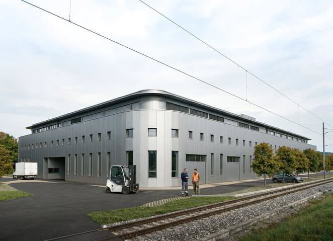 Nouvelle construction d'ateliers à louer à Yverdon-les-Bains - Ansicht 2