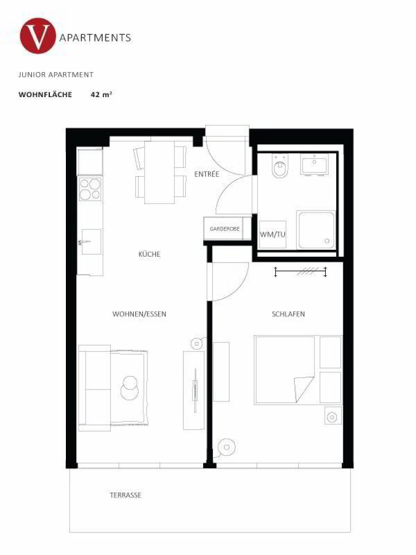 2 Zimmer Wohnung zu vermieten in Winterthur - Bild 1/9