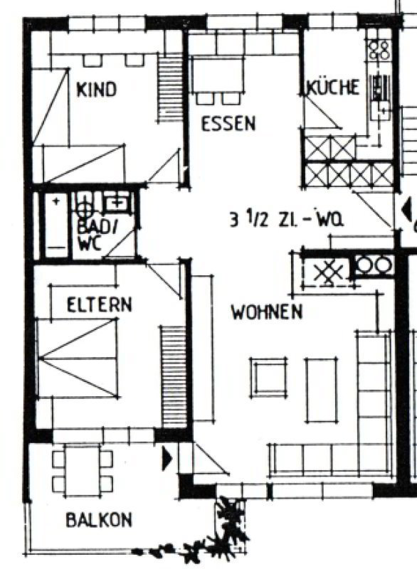 3 rooms Apartment for rent in Gossau SG - image 1/12