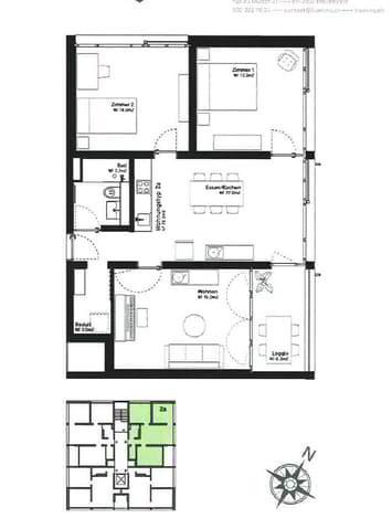 Appartement 4 pièces à louer à Bienne - image 1/7