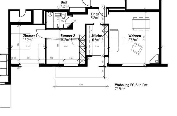 2.5 rooms Apartment to buy in Biel/Bienne - image 1/10