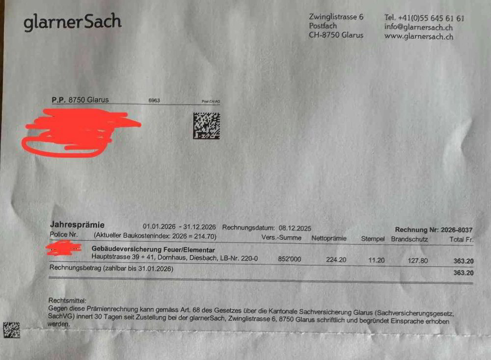 10 Zimmer Haus zum verkaufen in Diesbach GL - Bild 1/13