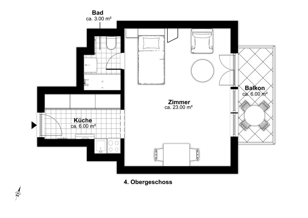 1 rooms Apartment to buy in Rapperswil SG - image 1/10