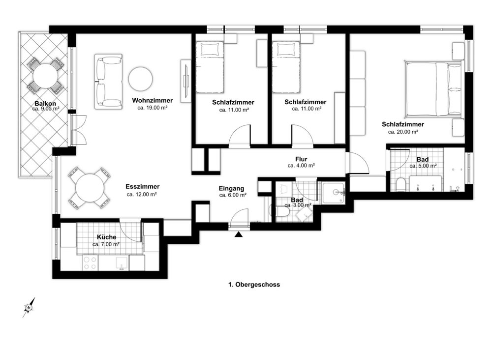 4.5 rooms Apartment to buy in Rapperswil SG - image 1/12