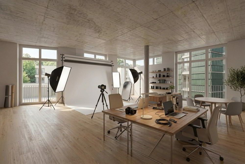 Atelier en location à Worblaufen - 43 m² - Ansicht 2