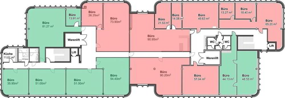 Bureau en location à Härkingen - 24 m² - Mehr