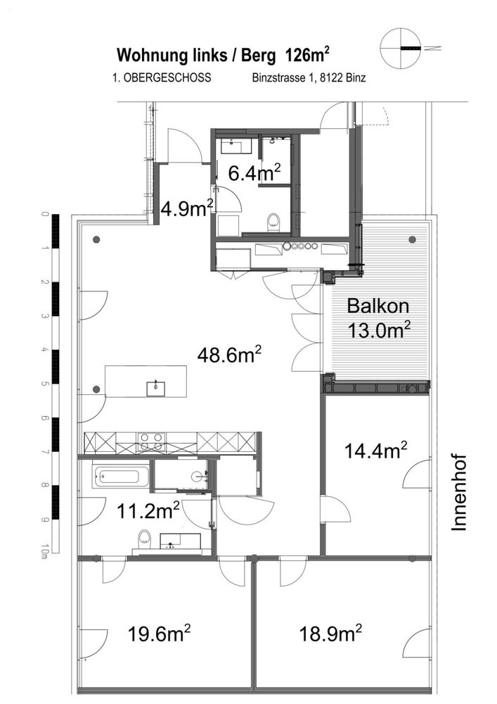 4.5 rooms Apartment for rent in Binz - image 1/9
