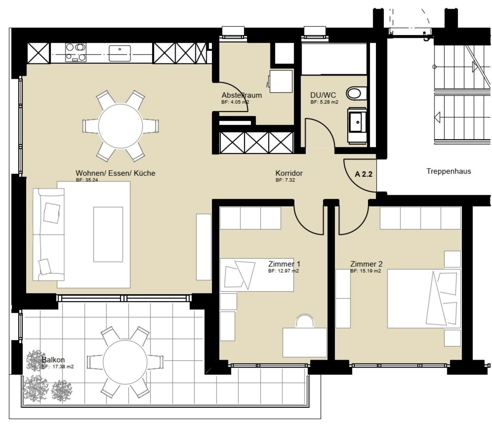 3.5 rooms Apartment for rent in Männedorf - image 1/6