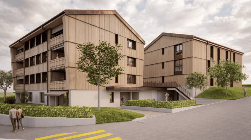 3.5 Zimmer Wohnung zum verkaufen in Treyvaux - Bild 1/7