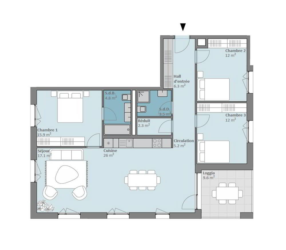 4 Zimmer Wohnung zum verkaufen in Prilly - Bild 1/11