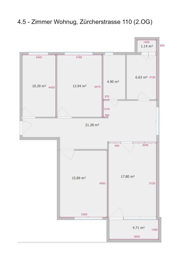 4 rooms Apartment for rent in Thalwil - image 1/8