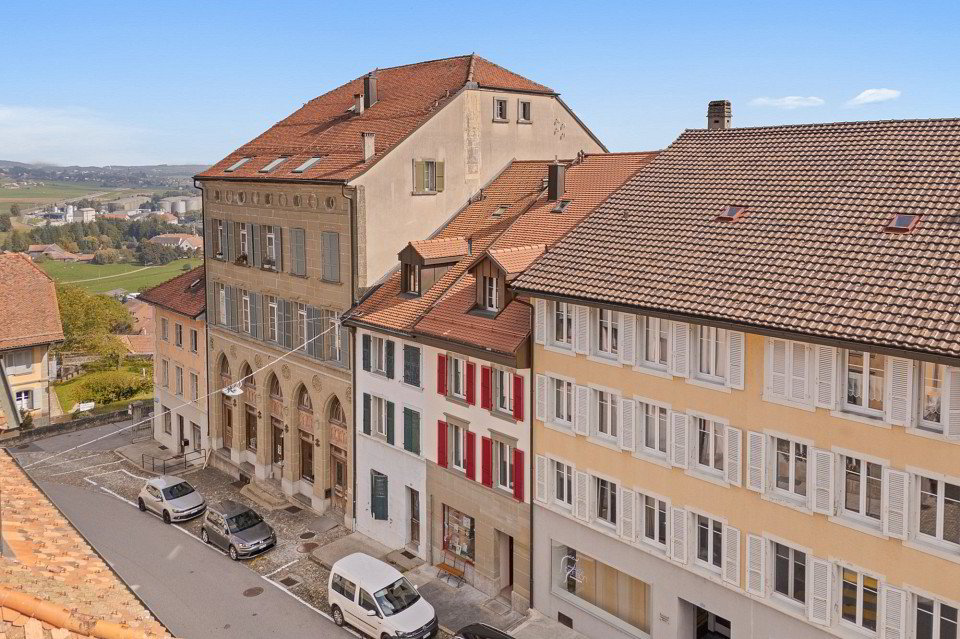 Vivre et travailler au même endroit, au centre de Romont