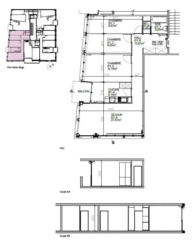 5 rooms Apartment for rent in Carouge GE - image 1/2