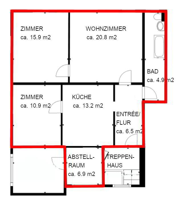 Appartement 3.5 pièces à louer à Welschenrohr - image 1/12