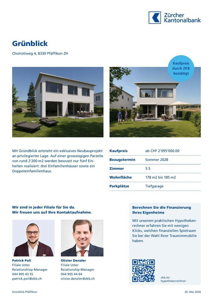 5.5 Zimmer Haus zum verkaufen in Winterthur - Bild 1/12