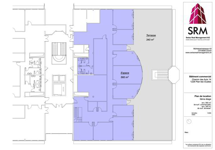 null Zimmer Büro zu vermieten in Plan-les-Ouates - Bild 1/9