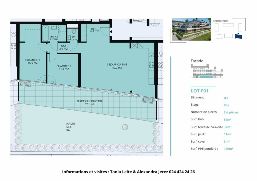 3 rooms Apartment to buy in Rolle - image 1/13
