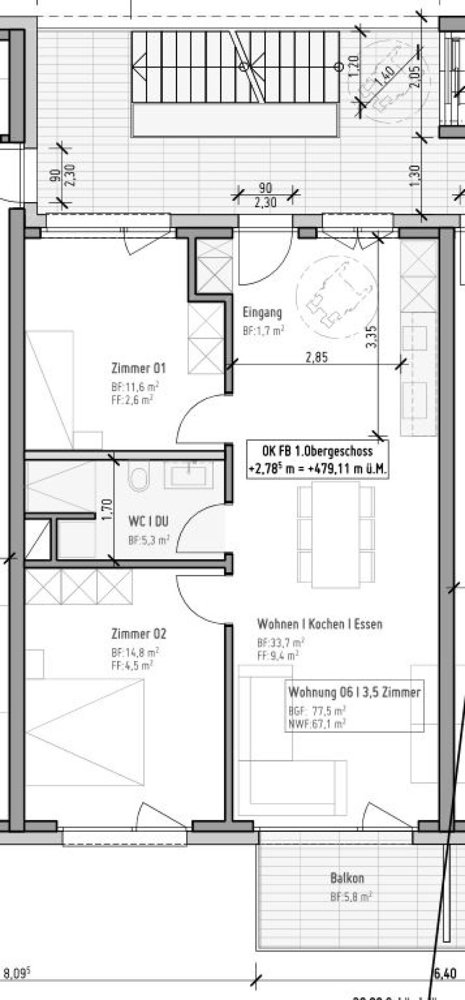 Appartement 3.5 pièces à acheter à Niederbipp - image 1/6