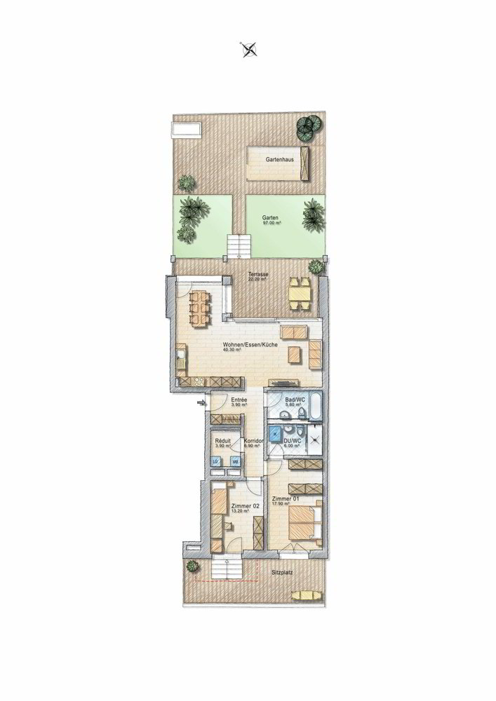 3.5 Zimmer Wohnung zum verkaufen in Schönenbaumgarten - Bild 1/10