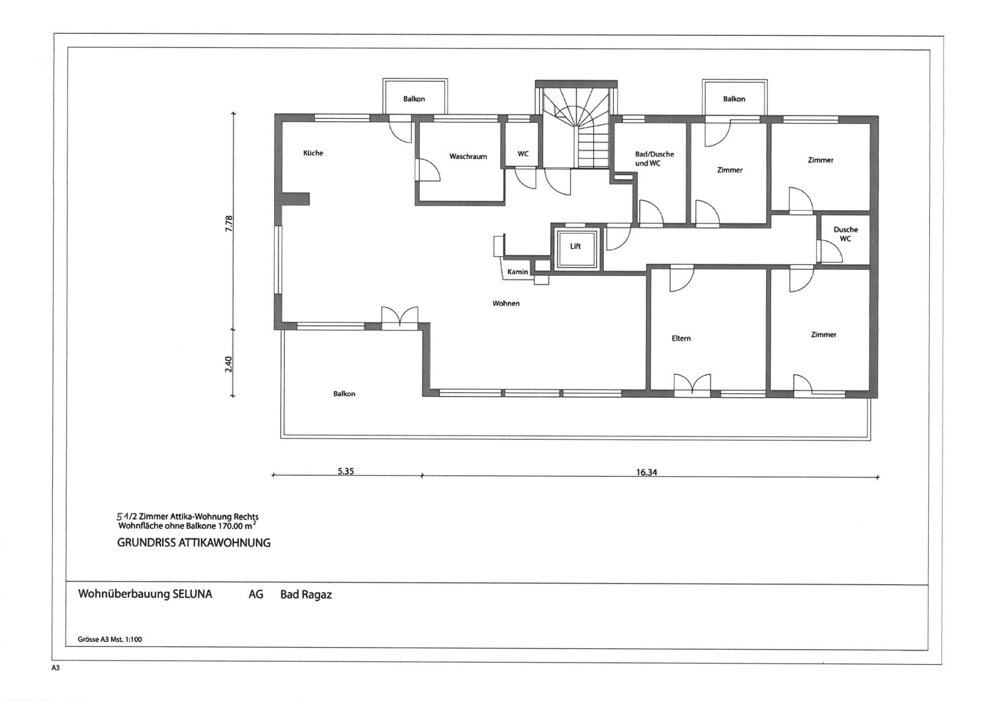 Wohnung – Bad Ragaz, St. Leonhard - Ansicht 3