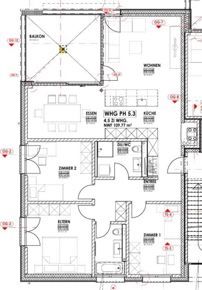 Appartement 4.5 pièces à louer à Niederwil AG - image 1/13