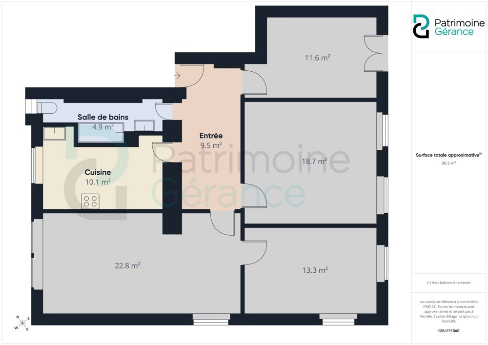 4 rooms Apartment for rent in La Chaux-de-Fonds - image 1/10