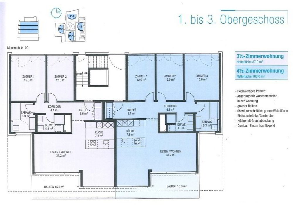 3.5 rooms Apartment for rent in Arbon - image 1/10