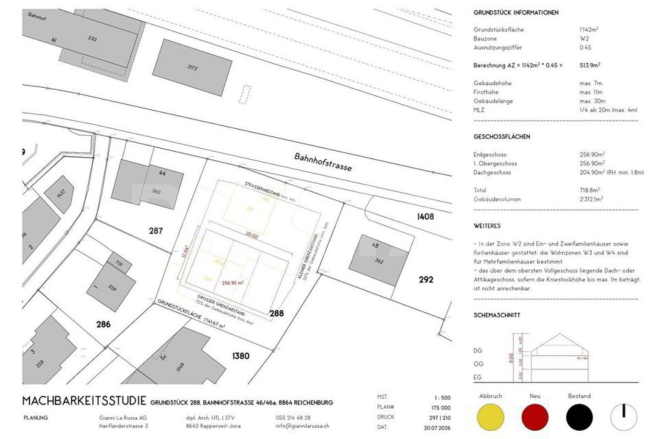 Grosszügiges Grundstück mit Potenzial für neue Wohneinheiten in Reichenburg SZ zu kaufen! - Ansicht 2