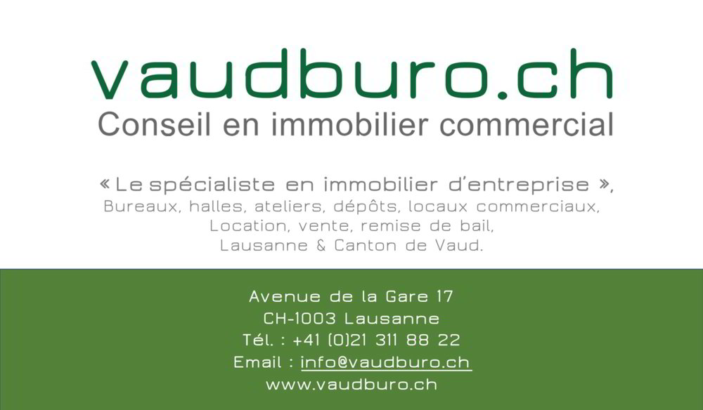 null rooms Office & Commercial for rent in Lausanne - image 1/12