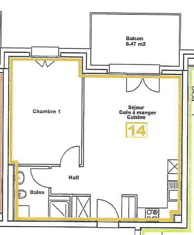 Appartamento di 2.5 locali in affitto a Freiburg - immagine 1/4