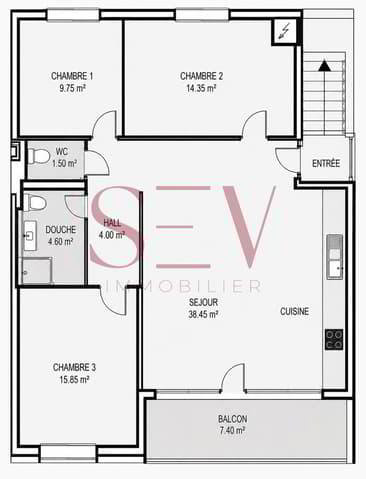 Appartement 4.5 pièces à acheter à Chailly-Montreux - image 1/11