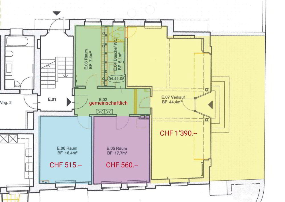 Gewerberaum an zentraler Lage zu vermieten - 16.5m² - Ansicht 3