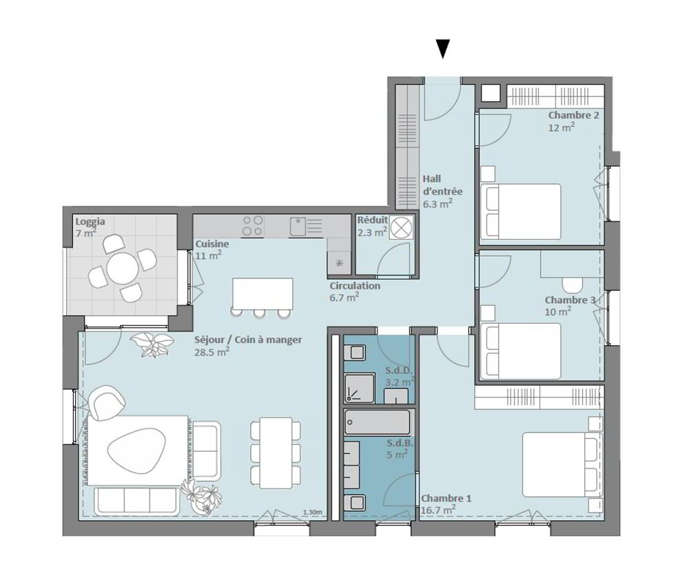 4 Zimmer Wohnung zum verkaufen in Prilly - Bild 1/9